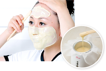 広島市西区のエステサロン優菜です！バイオウォーミーパックで産毛取り